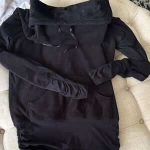 lululemon athletica Black Cowl Neck Hoodie